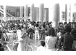ak0014_020 - Estudantes em campanha para as eleições da diretoria do DCE, 1979. Fotógrafo Alfredo Jefferson de Oliveira.