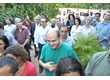 cg0101_006 - Comunidade da PUC-Rio ouvindo os discursos na abertura da Exposição.