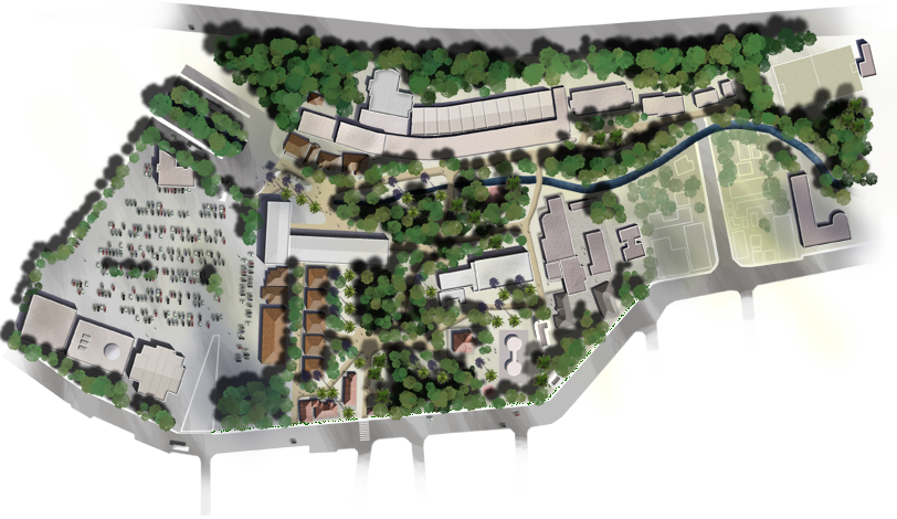 Mapa do Campus Gávea