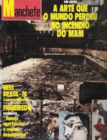 Capa da revista Manchete sobre o incêndio.