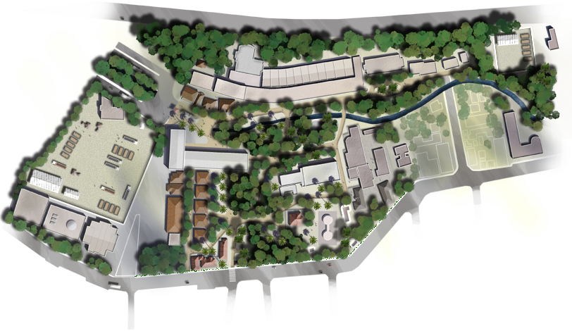 Mapa do Campus Gávea
