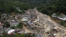 Consequências das chuvas em Teresópolis.