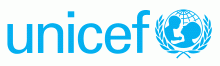 Logomarca atual da Unicef.