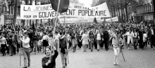 Maio de 1968 em Paris.