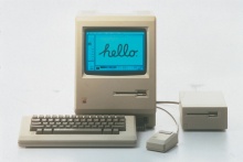 O primeiro modelo do Macintosh.