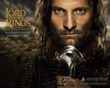 Poster de divulgação do filme O Senhor dos Anéis: o retorno do rei.
