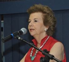 A Profa. Ana Maria Tepedino quando recebeu o título Professora Emérita. 10/12/2013. Fotógrafo Antônio Albuquerque.