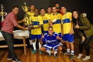 Torneio de Futebol de Salão - Copa do Mundo dos Funcionários. Vice-Campeão: Colômbia. 10/08/2018. Fonte: Facebook da AFPUC.