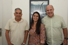 O Coordenador de Inspetoria Universitária, Murilo Martins Magalhães, e equipe. Fotógrafo Antônio Albuquerque. Acervo Núcleo de Memória.