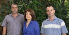 A Coordenadora de Vestibular, Profa. Marta de Souza Lima Velasco, e equipe. Fotógrafo Antônio Albuquerque. Acervo Núcleo de Memória.