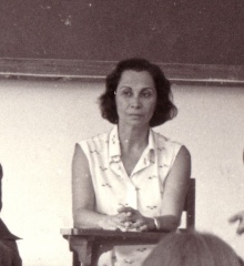 Profa. Cândida Bordenave. 1979. Fotógrafo Antônio Albuquerque.