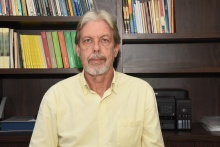 O Vice-Reitor para Assuntos Administrativos, Prof. Prof. Ricardo Tanscheit. Fotógrafo Antônio Albuquerque. Acervo Núcleo de Memória.
