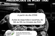 Setembro - Retorno às aulas de Muay Thai.