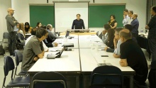 A ocasião reuniu professores, o decano do CTCH, prof. Júlio Diniz, e representantes de orgãos do governo. Foto: Divulgação DAU/PUC-Rio.