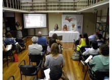 Evento realizado na Biblioteca do Brics Policy Center. Fonte: site do BPC.