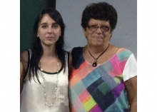 Cristiane Correia Taveira e a Profa. Vera Candau. Fonte: página da CCPG.