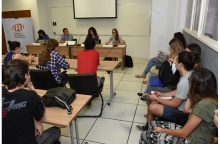 Evento realizado no auditório do IRI. Fotógrafo Antônio Albuquerque. Acervo Núcleo de Memória.