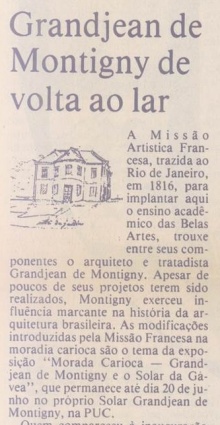 Início da matéria do Jornal da PUC de maio de 1992.