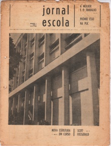 Capa da primeira edição do Jornal Escola.
