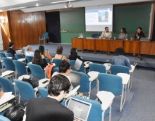 Palestra no auditório B6. Fotógrafo Antônio Albuquerque.