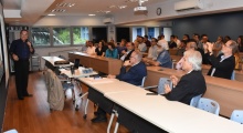 Evento realizado na sala F300, com a presença do Reitor Pe. Josafá Carlos de Siqueira S.J. e do Vice-Reitor Acadêmico Prof. José Ricardo Bergmann. Fotógrafo Antônio Albuquerque.