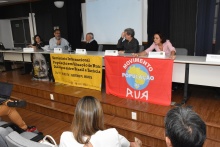Abertura do evento, com a presença do Vice-Reitor Comunitário prof. Augusto Sampaio. Fotógrafo Antônio Albuquerque.