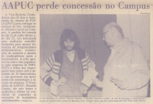 Matéria no Jornal da PUC de julho de 1988, p.1.