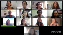 Alguns participantes no segundo dia do workshop.