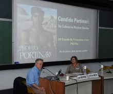 Mesa de abertura, Portinari e os Direitos Humanos, com o prof. João Candido Portinari. Fotógrafo Antônio Albuquerque.