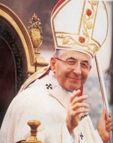 O Papa João Paulo I.