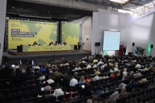 Participantes do evento no dia 11/06/2012, Ginásio Poliestportivo. Fotógrafo Antônio Albuquerque. Acervo do Núcleo de Memória.