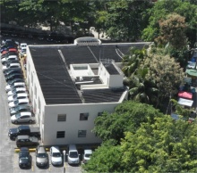 Vista aérea do Instituto Gênesis. Fotógrafo Nilo Lima. Acervo do Núcleo de Memória.