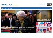 Página de entrada do Jornal da PUC Especial