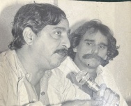 Chico Mendes e Carlos Walter Porto-Gonçalves na PUC-Rio, 1987