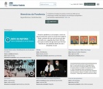 Página de entrada do site Memórias da Pandemia na PUC-Rio
