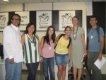 Equipe do Núcleo e Joice Cardoso, do InfoGlobo.