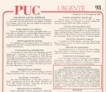 Detalhe do PUC Urgente 93 - 16 a 22 out 1989.