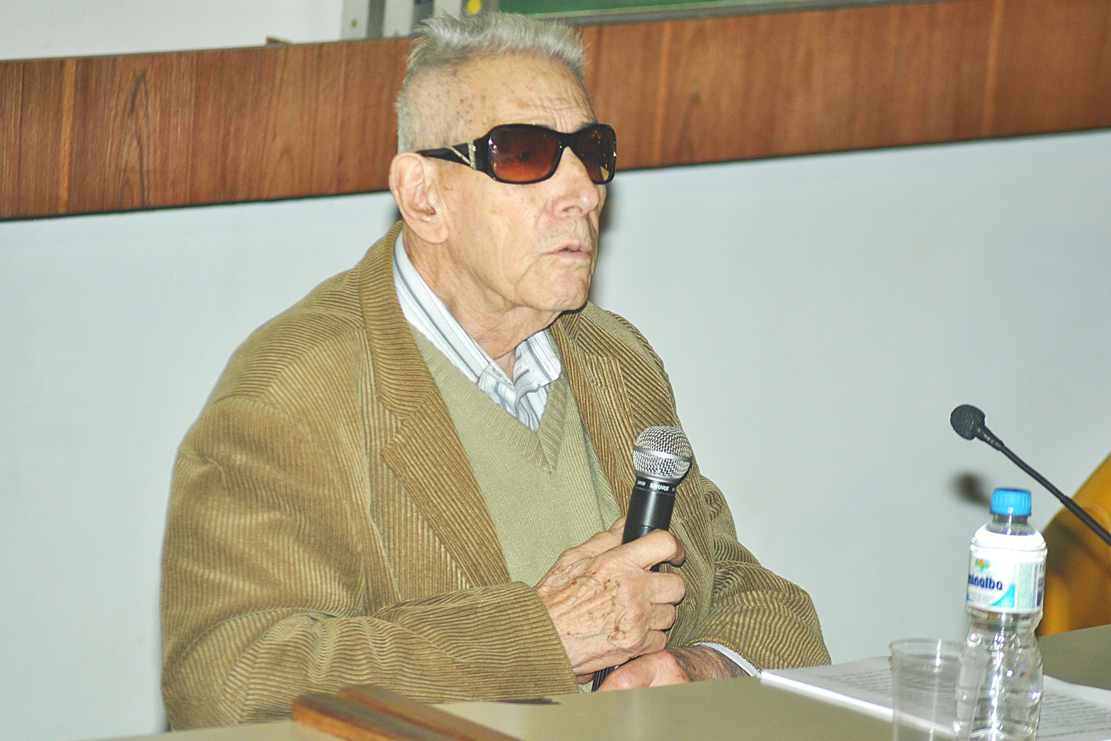 O geógrafo Aziz Nacib Ab’Sáber. Fotógrafo Jorge Paulo. Acervo do Projeto Comunicar.