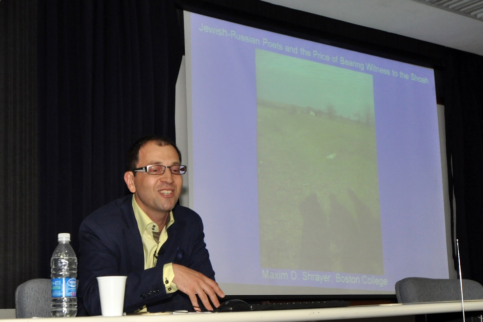 Palestra do professor Maxim Shrayer no Auditório Padre Anchieta. Fotógrafa Carol Lucchetti. Acervo do Projeto Comunicar.