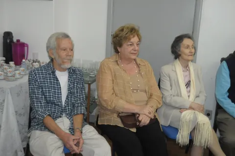 Professores Ripper, Margarida e Lina Boff. Fotógrafo Antônio Albuquerque.