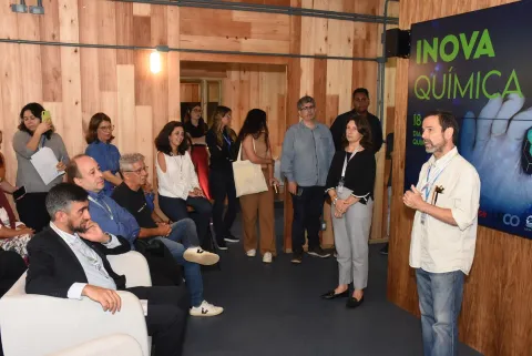 Abertura do evento com a presença do Reitor pe. Anderson S.J. e do Decano do CTC, prof. Sidnei Paciornik, entre outros. Fotógrafo Antônio Albuquerque.