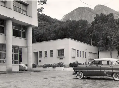 Centro de Dosimetria, que localizava-se onde hoje está o Rio Datacentro. Acervo Departamento de Física.
