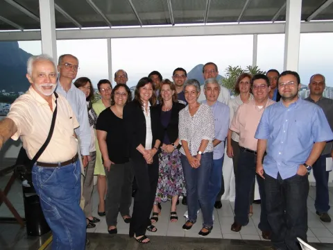 Participantes do workshop em momento de confraternização. Fonte: site do NECE.