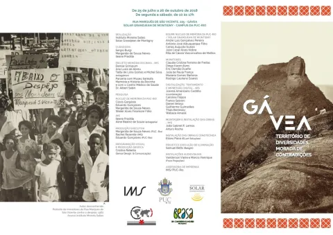 Folder da exposição.