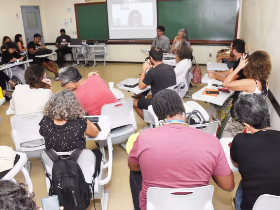 Evento realizado na sala F200-A. Fotógrafo Antônio Albuquerque.