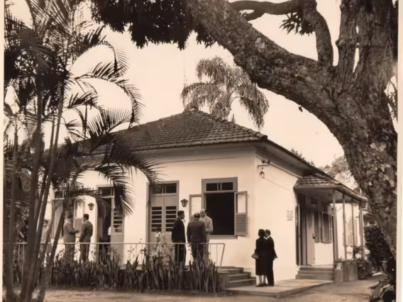 Hospital São Marcos, que localizava-se na Rua Marquês de São Vicente, 205.