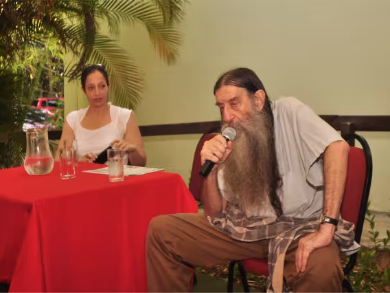 Crica Rodrigues e Nelson Rodrigues Filho. Fotógrafa Thaís Mandarino. Acervo do Projeto Comunicar.