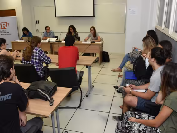 Evento realizado no auditório do IRI. Fotógrafo Antônio Albuquerque. Acervo Núcleo de Memória.