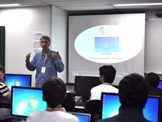 Abertura da etapa Ginga-Rio do Projeto Ginga Brasil. Fotógrafo Antônio Albuquerque. Acervo do Núcleo de Memória.