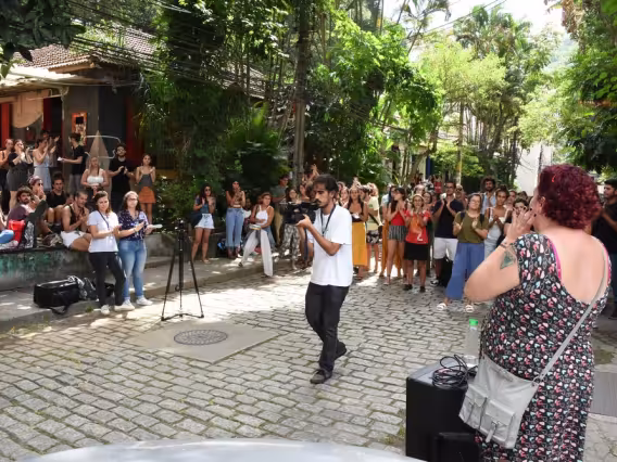 Discursos de representantes dos alunos e professores. Fotógrafo Antônio Albuquerque.